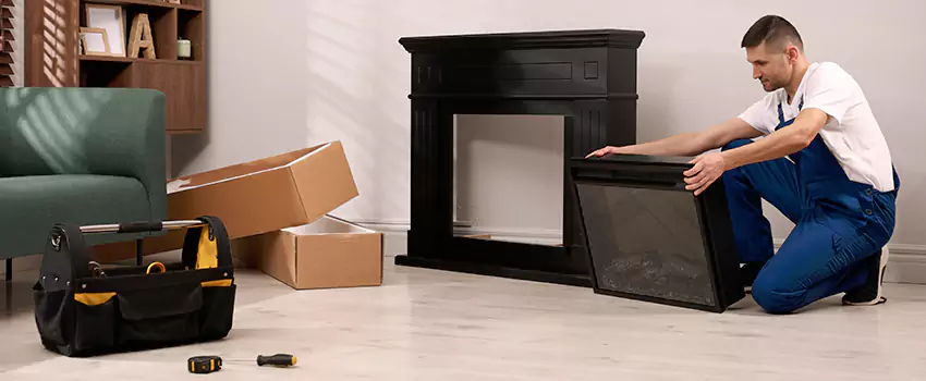 Old Rusted Metal Fireplace Repair And Replacement in Donna, TX